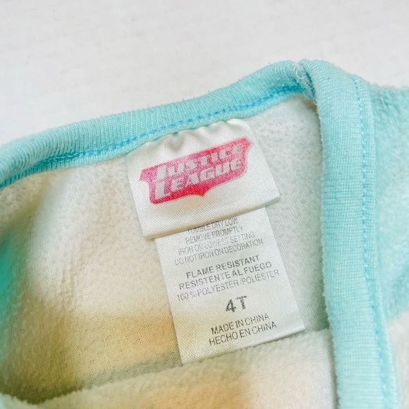 Justice League Wonder Woman Toddler Girl’s 2 Piece Fleece Pajamas Set Size 4T - Picture 8 of 9